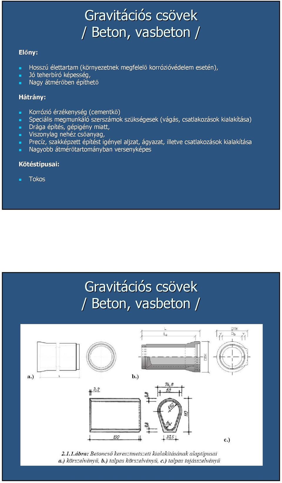 csatlakozások sok kialakítása) Drága építés, gépigg pigény miatt, Viszonylag nehéz z csőanyag, Precíz, szakképzett építést igényel aljzat,