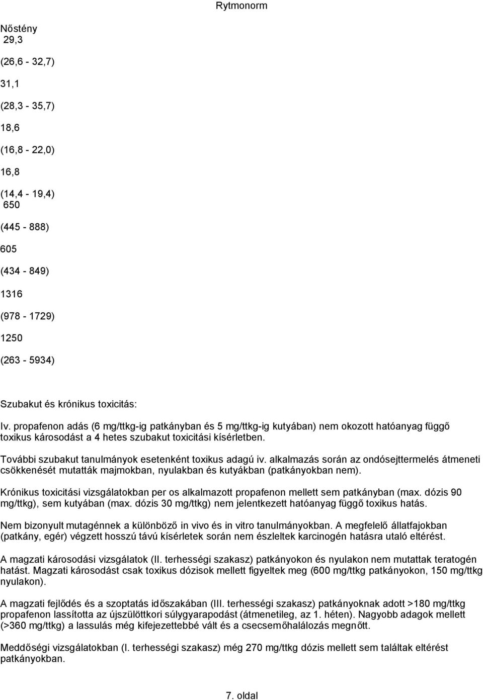 További szubakut tanulmányok esetenként toxikus adagú iv. alkalmazás során az ondósejttermelés átmeneti csökkenését mutatták majmokban, nyulakban és kutyákban (patkányokban nem).