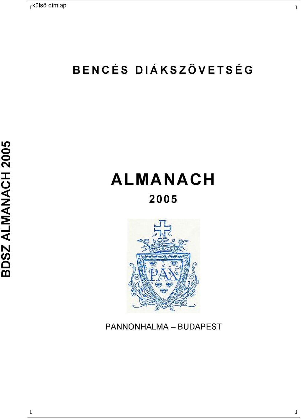 ALMANACH 2005 ALMANACH