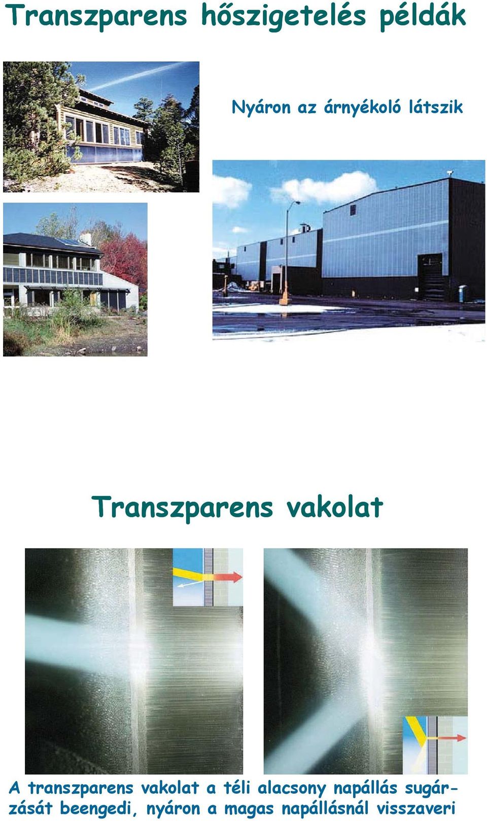 transzparens vakolat a téli alacsony napállás