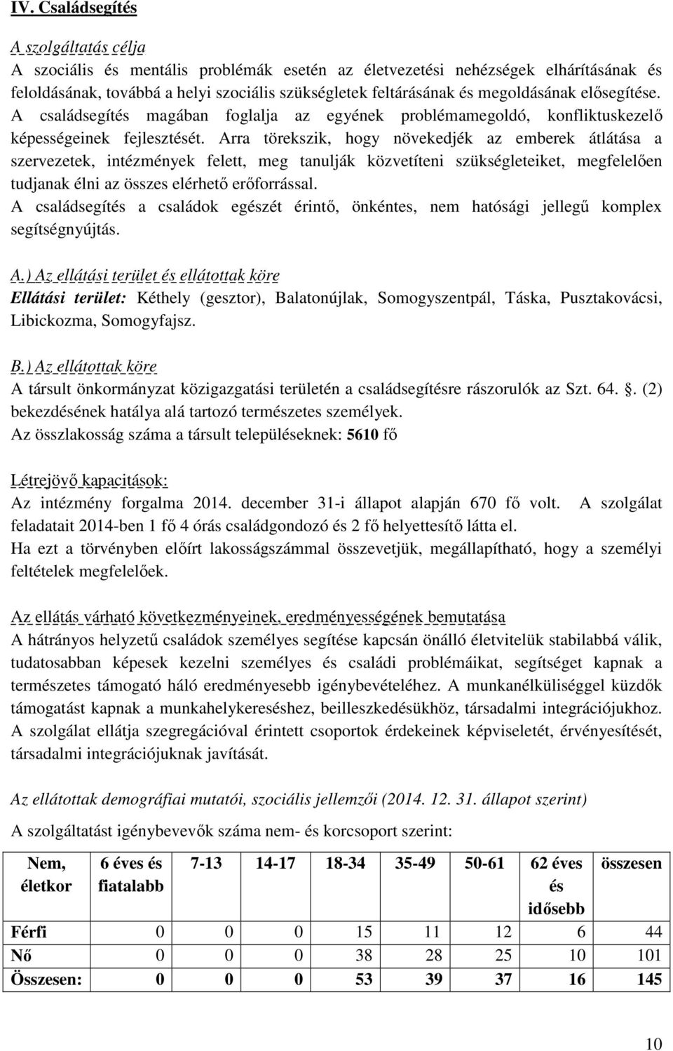 Arra törekszik, hogy növekedjék az emberek átlátása a szervezetek, intézmények felett, meg tanulják közvetíteni szükségleteiket, megfelelıen tudjanak élni az összes elérhetı erıforrással.