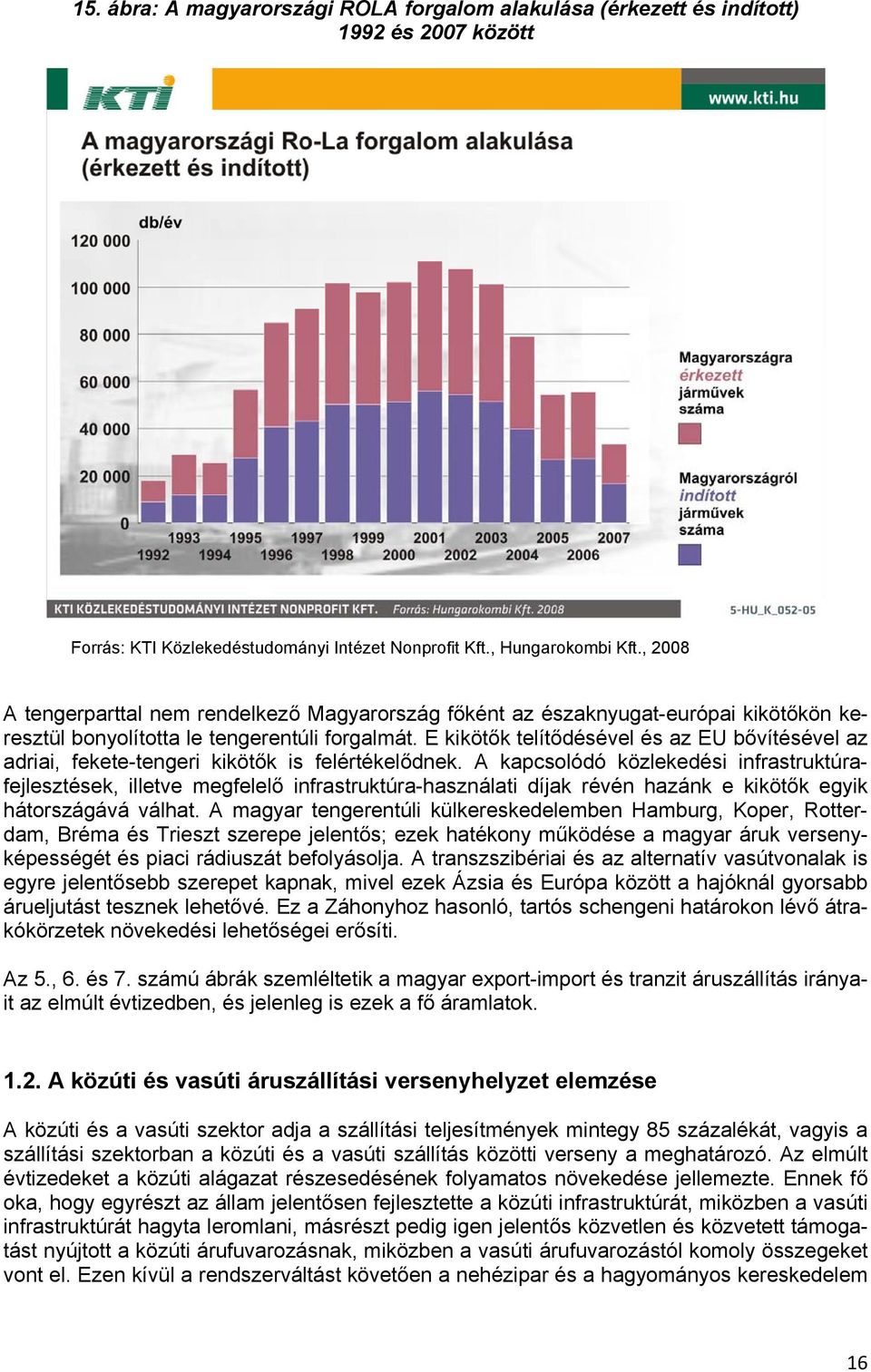 E kikötők telítődésével és az EU bővítésével az adriai, fekete-tengeri kikötők is felértékelődnek.