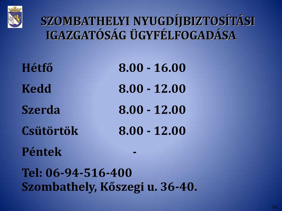 00 Szerda 8.00-12.