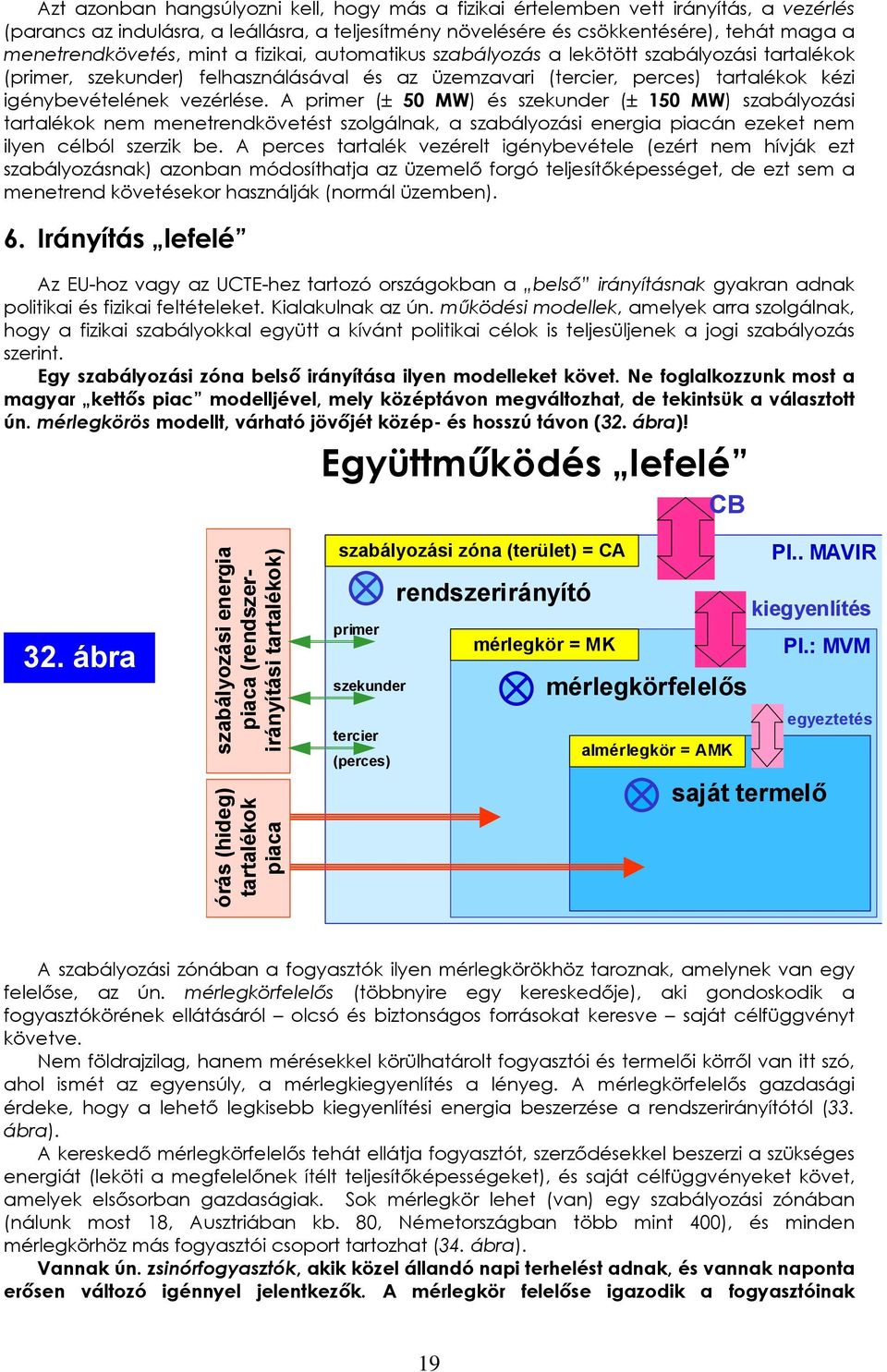A primer (± 5 MW) és szekunder (± 5 MW) szabályozási tartalékok nem menetrendkövetést szolgálnak, a szabályozási energia piacán ezeket nem ilyen célból szerzik be.