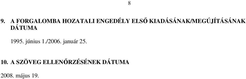 1995. június 1./2006. január 25. 10.