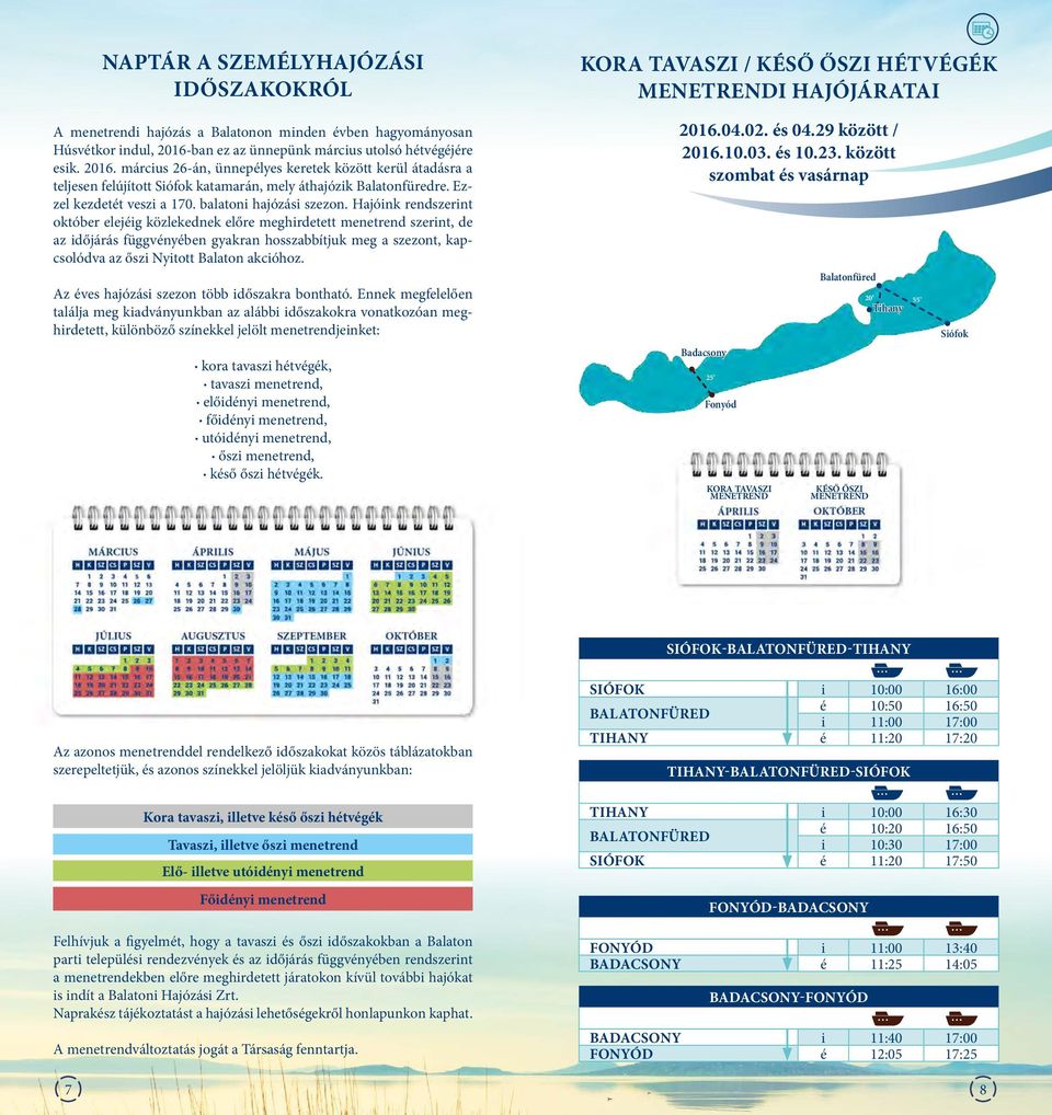 balaton hajózás szezon.
