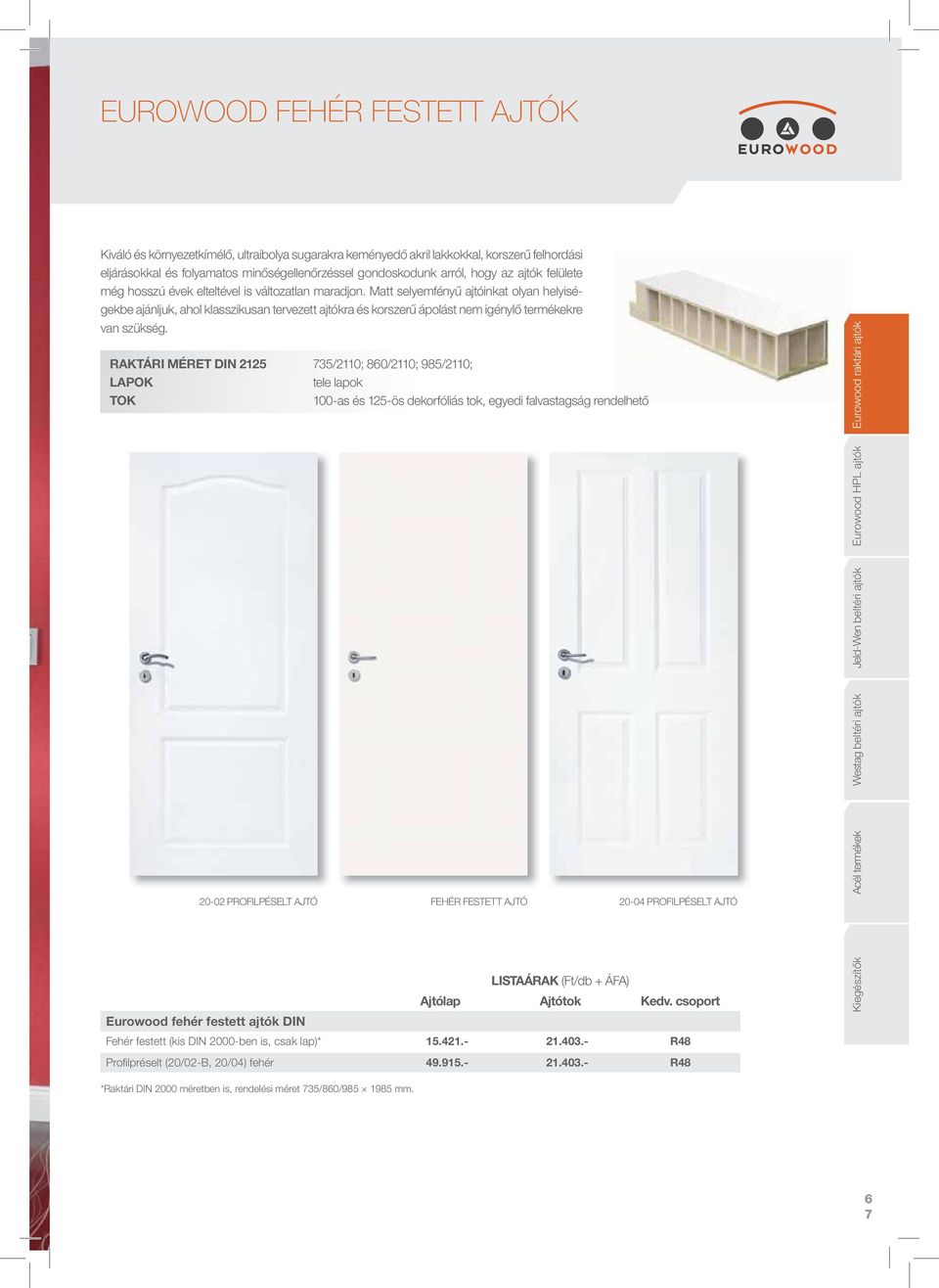 Matt selyemfényű ajtóinkat olyan helyiségekbe ajánljuk, ahol klasszikusan tervezett ajtókra és korszerű ápolást nem igénylő termékekre van szükség.
