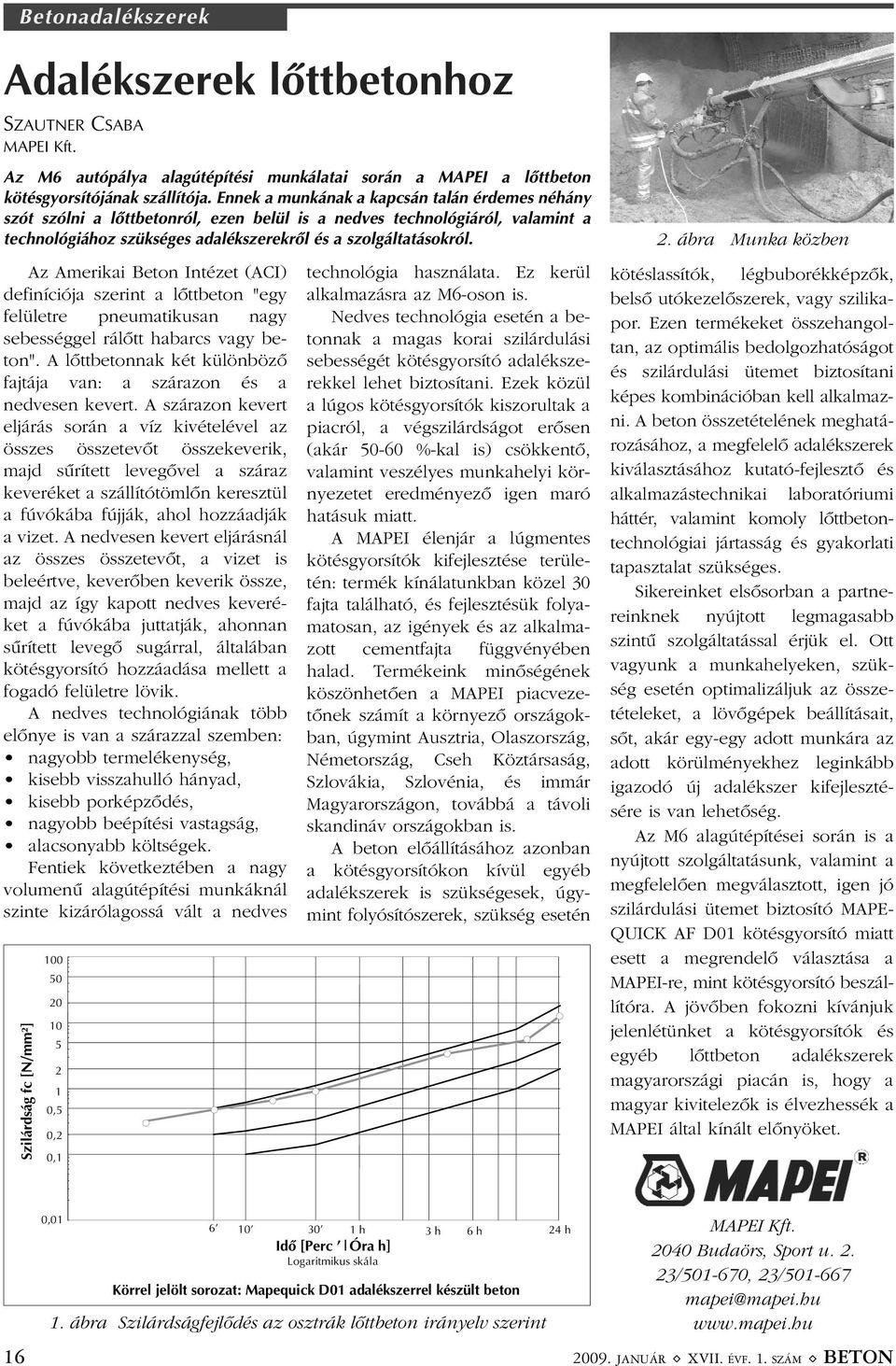 Az Amerikai Beton Intézet (ACI) definíciója szerint a lõttbeton "egy felületre pneumatikusan nagy sebességgel rálõtt habarcs vagy beton".