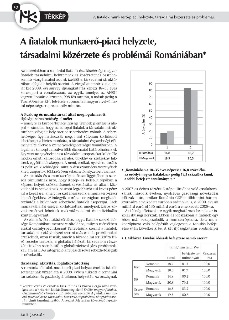 A vizsgálat empirikus alapját két 2008.