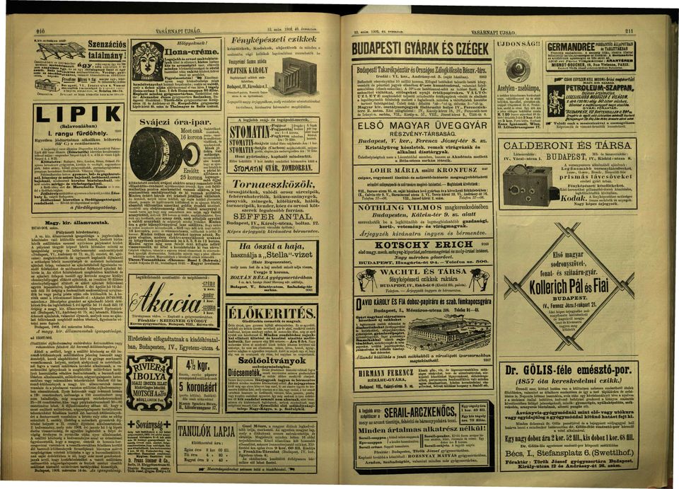 Kapuato ' " " kirándulóknak nélkülözne- froudioer Mózes'»fiai»«y»» *??-> & *'' "' (s rulianeniti<.'iáiábar Bn> a p c i t, M., I t t i c i H i a 6.