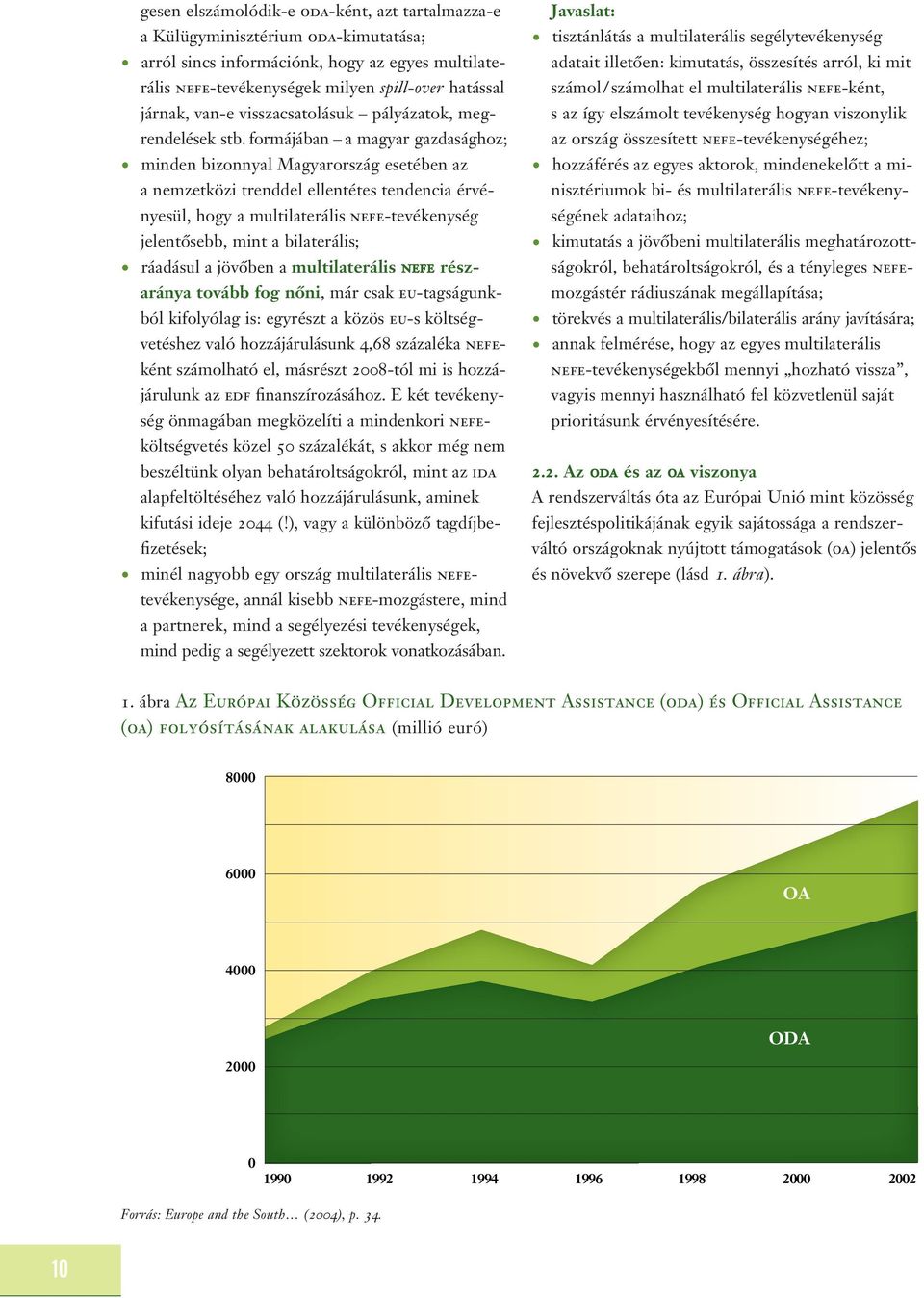 formájában a magyar gazdasághoz; minden bizonnyal Magyarország esetében az a nemzetközi trenddel ellentétes tendencia érvényesül, hogy a multilaterális nefe-tevékenység jelentôsebb, mint a