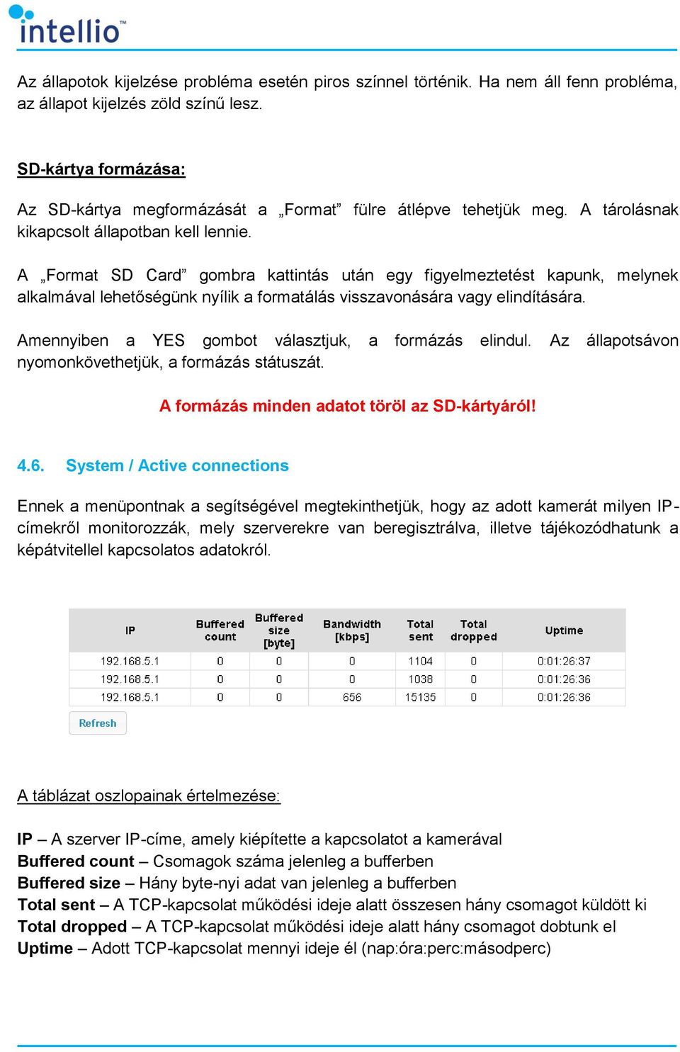 A Format SD Card gombra kattintás után egy figyelmeztetést kapunk, melynek alkalmával lehetőségünk nyílik a formatálás visszavonására vagy elindítására.