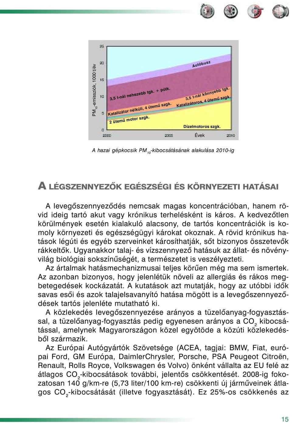 krónikus terhelésként is káros. A kedvezõtlen körülmények esetén kialakuló alacsony, de tartós koncentrációk is komoly környezeti és egészségügyi károkat okoznak.