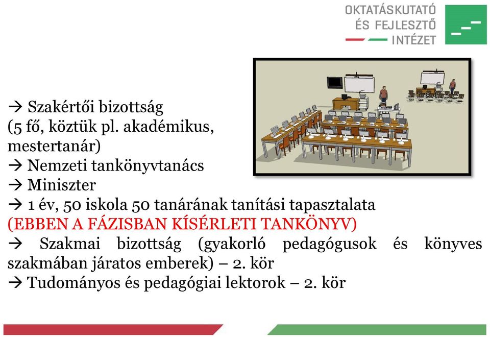 tanárának tanítási tapasztalata (EBBEN A FÁZISBAN KÍSÉRLETI TANKÖNYV) Szakmai