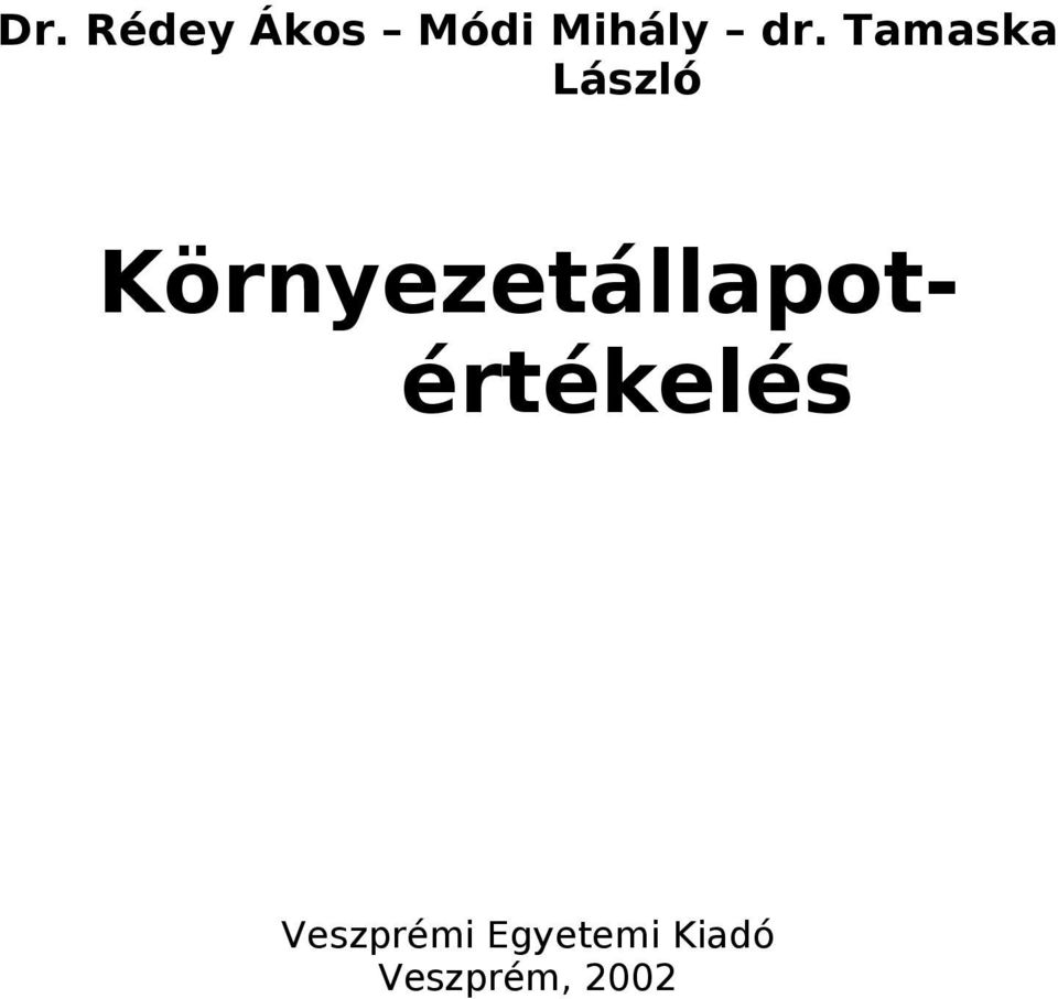 Környezetállapotértékelés