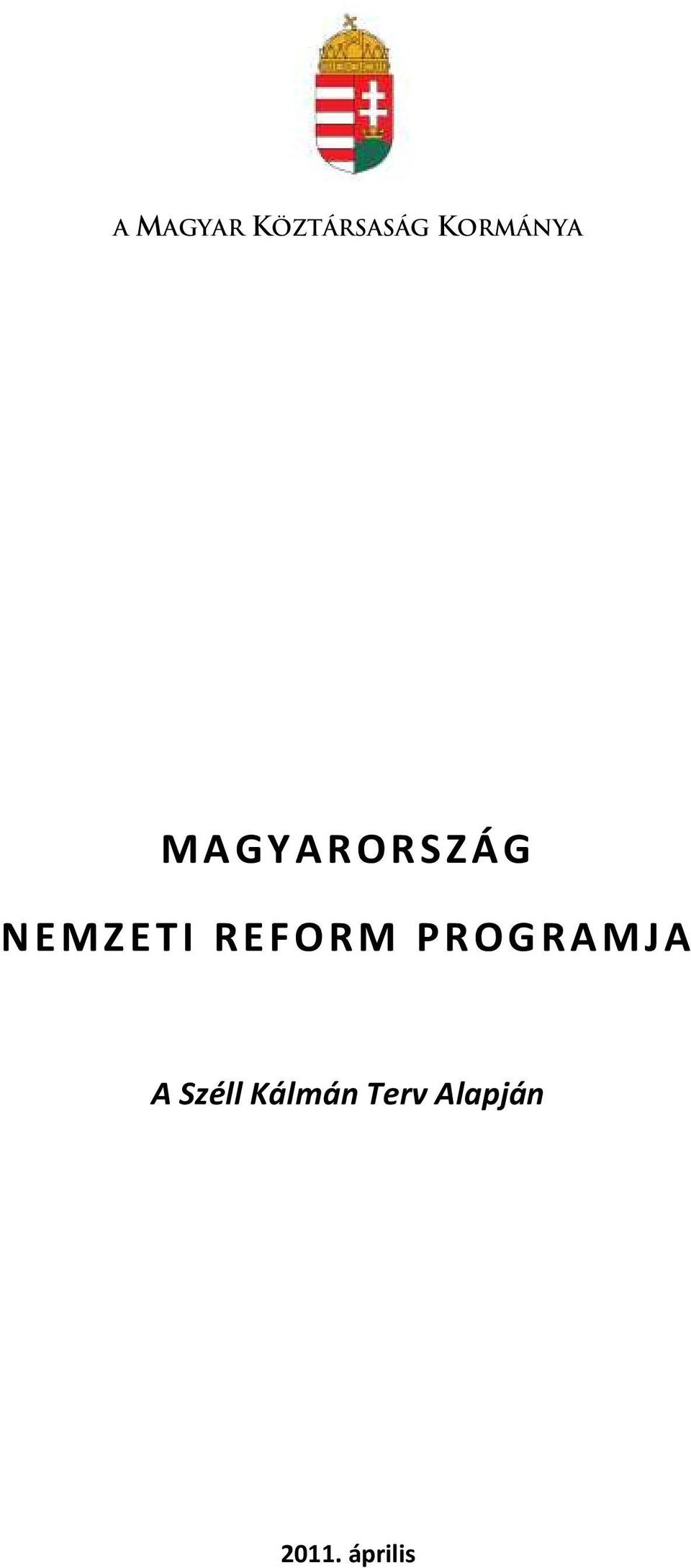 NEMZETI REFORM PROGRAMJA A