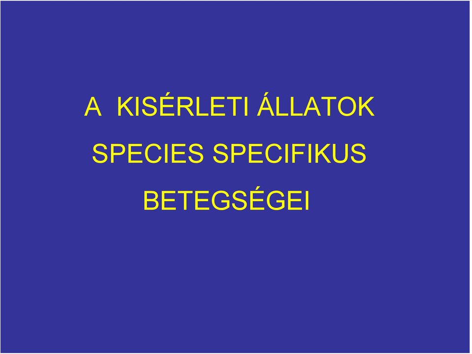 SPECIES