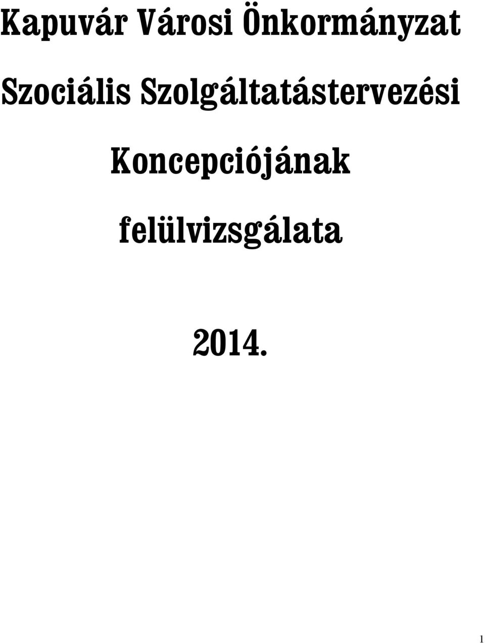 Szolgáltatástervezési