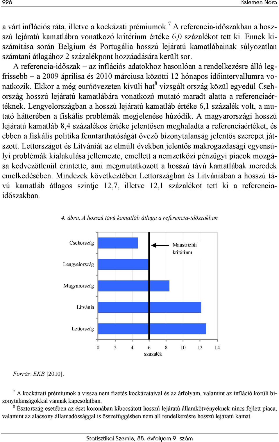 A referencia-időszak az inflációs adatokhoz hasonlóan a rendelkezésre álló legfrissebb a 2009 áprilisa és 2010 márciusa közötti 12 hónapos időintervallumra vonatkozik.