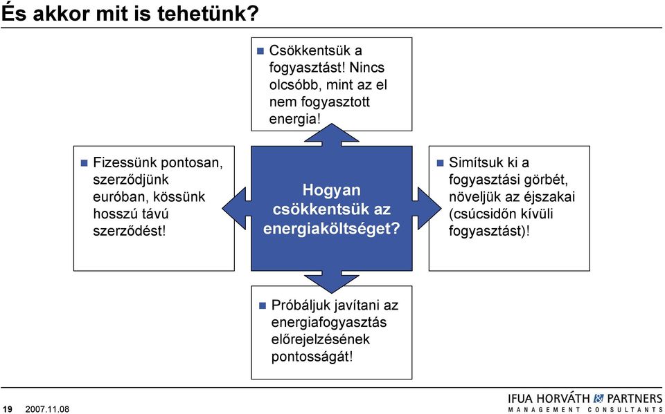 Fizessünk pontosan, szerződjünk euróban, kössünk hosszú távú szerződést!