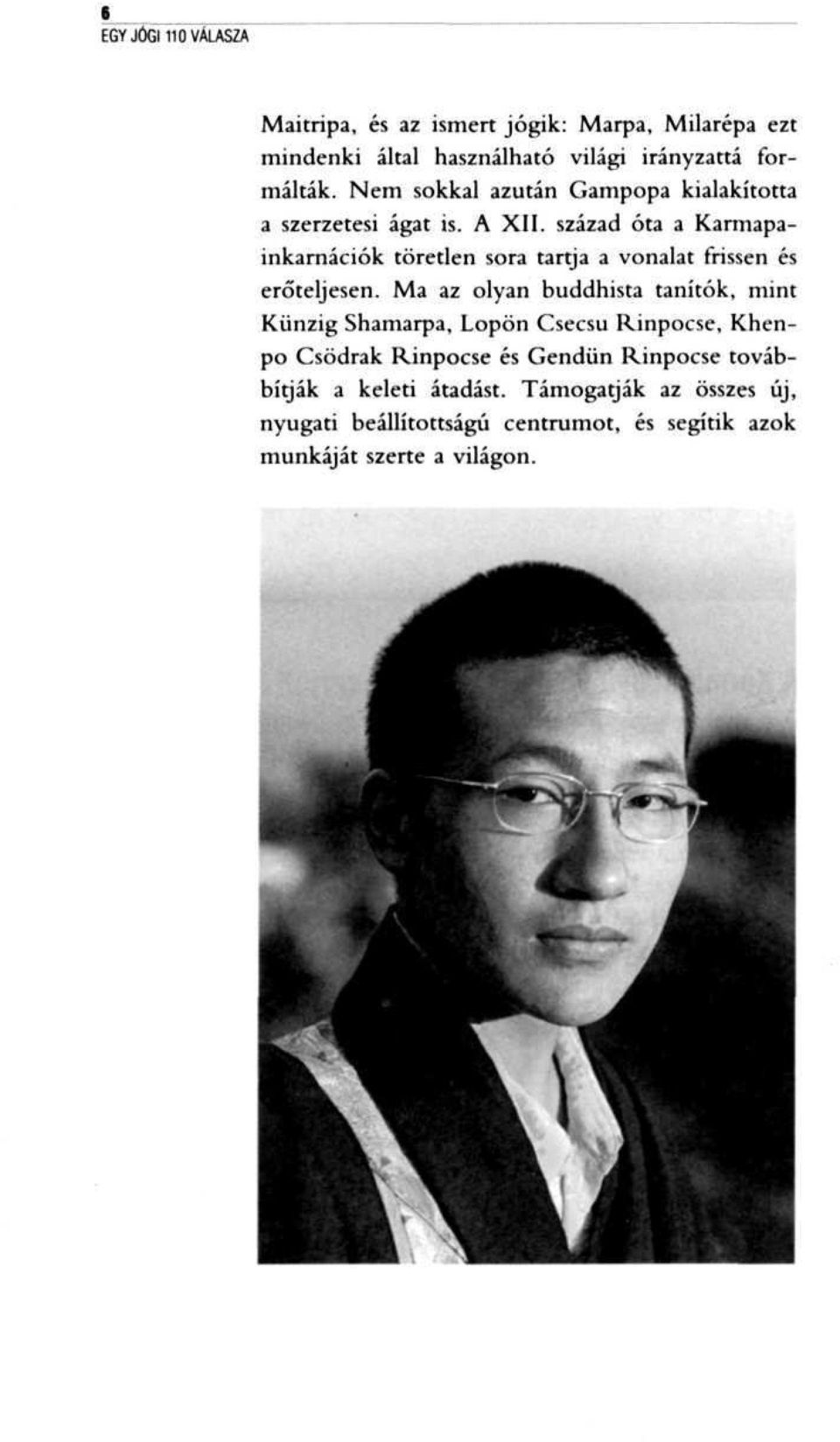 század óta a Karmapainkarnációk töretlen sora tartja a vonalat frissen és erőteljesen.