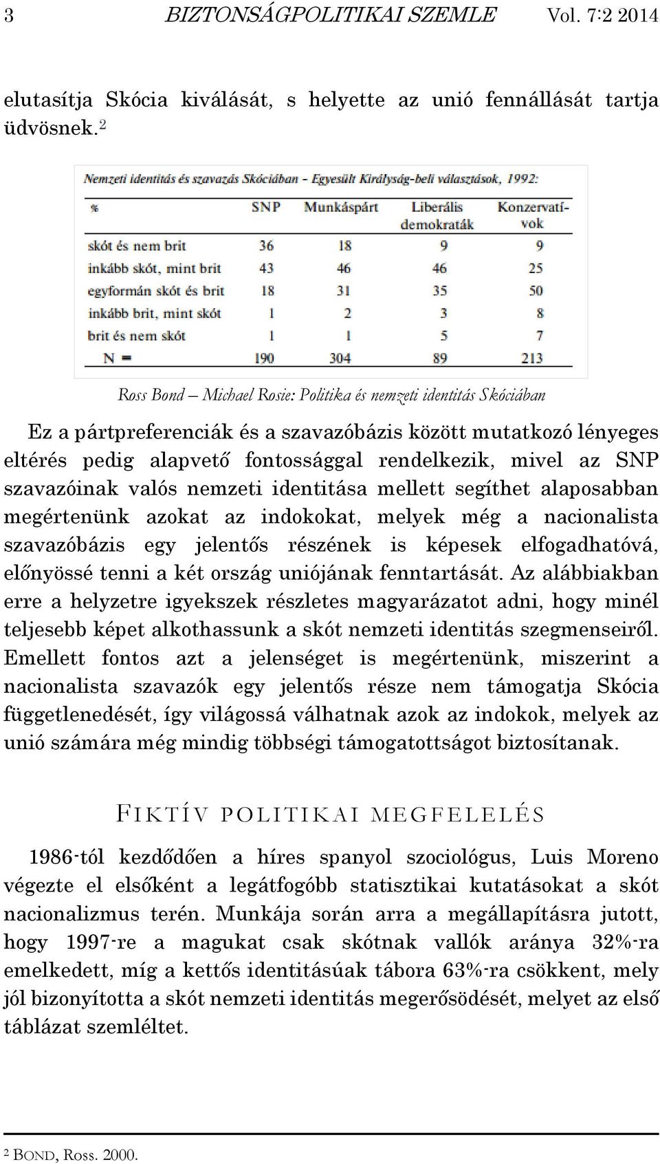 szavazóinak valós nemzeti identitása mellett segíthet alaposabban megértenünk azokat az indokokat, melyek még a nacionalista szavazóbázis egy jelentős részének is képesek elfogadhatóvá, előnyössé