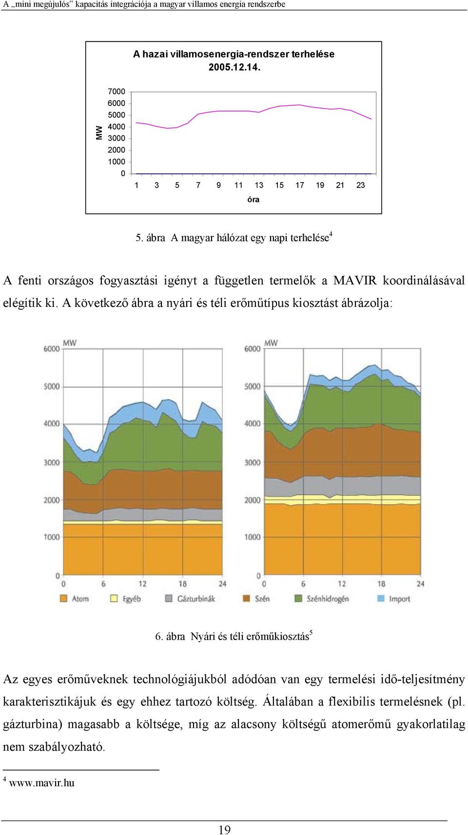 A következő ábra a nyári és téli erőműtípus kiosztást ábrázolja: 6.