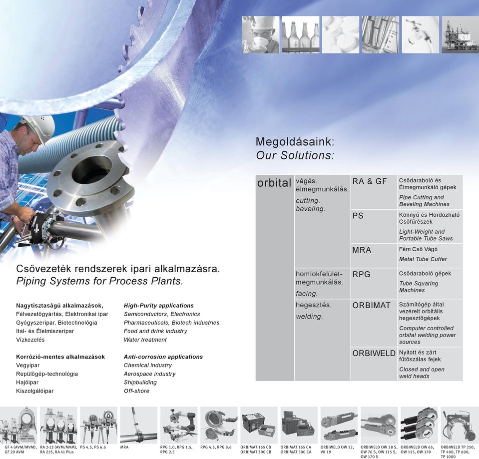 Kiszolgálóipar High-Purity applications Semiconductors, Electronics Pharmaceuticals, Biotech industries Food and drink industry Water treatment Anti-corrosion applications Chemical industry Aerospace