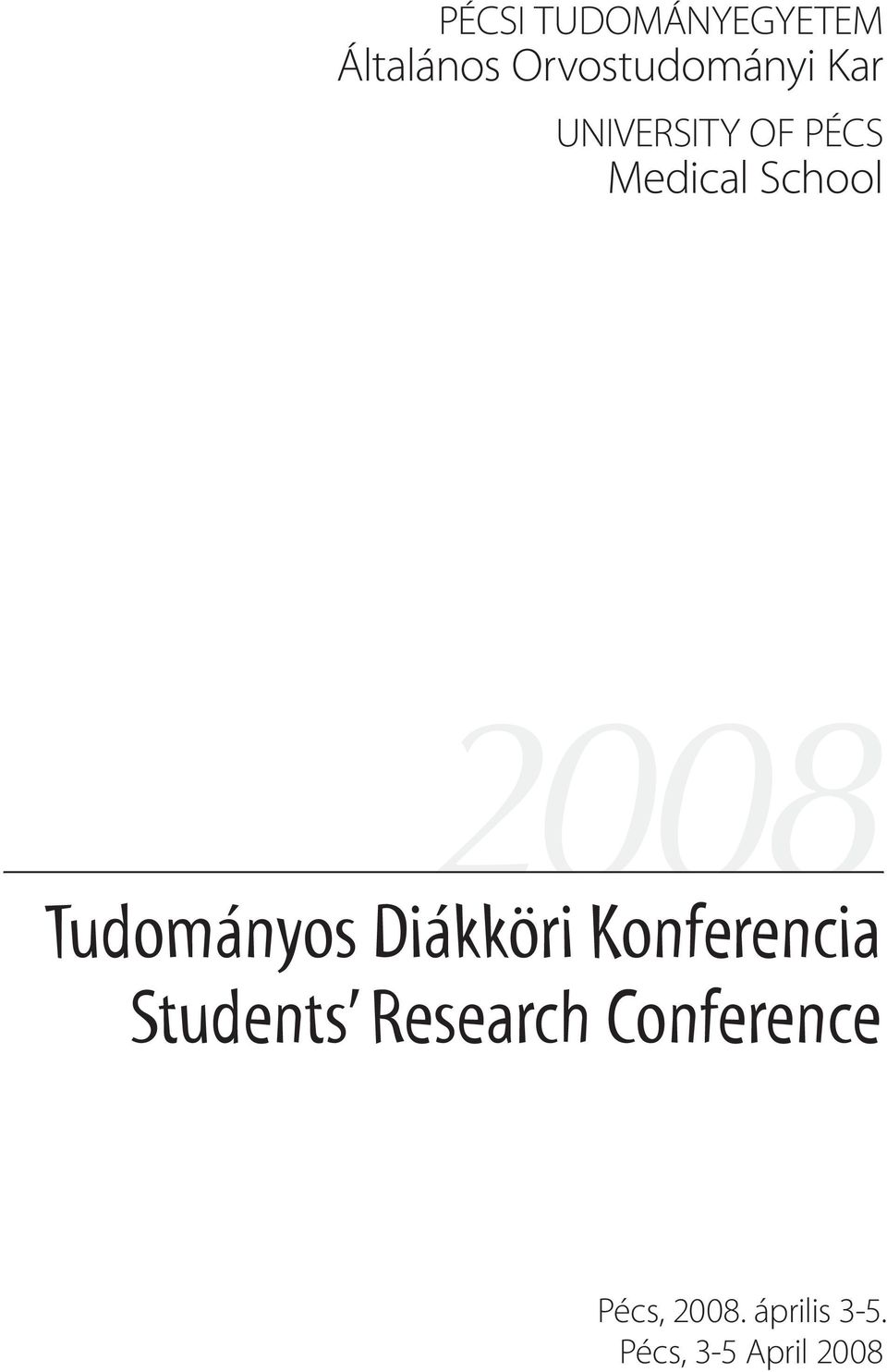 Tudományos Diákköri Konferencia Students