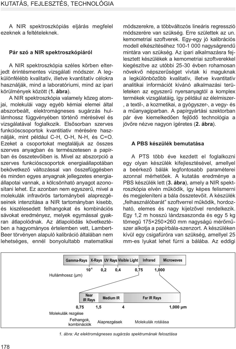 A legkülönfélébb kvalitatív, illetve kvantitatív célokra használják, mind a laboratóriumi, mind az ipari körülmények között (1. ábra).