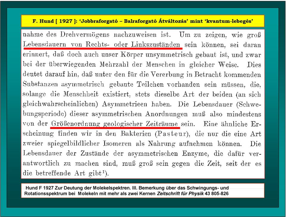 197 Zur Deutung der Molekelspektren. III.