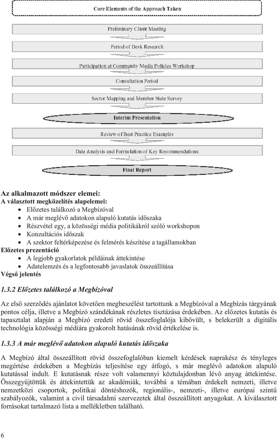 javaslatok összeállítása Végső jelentés 1.3.