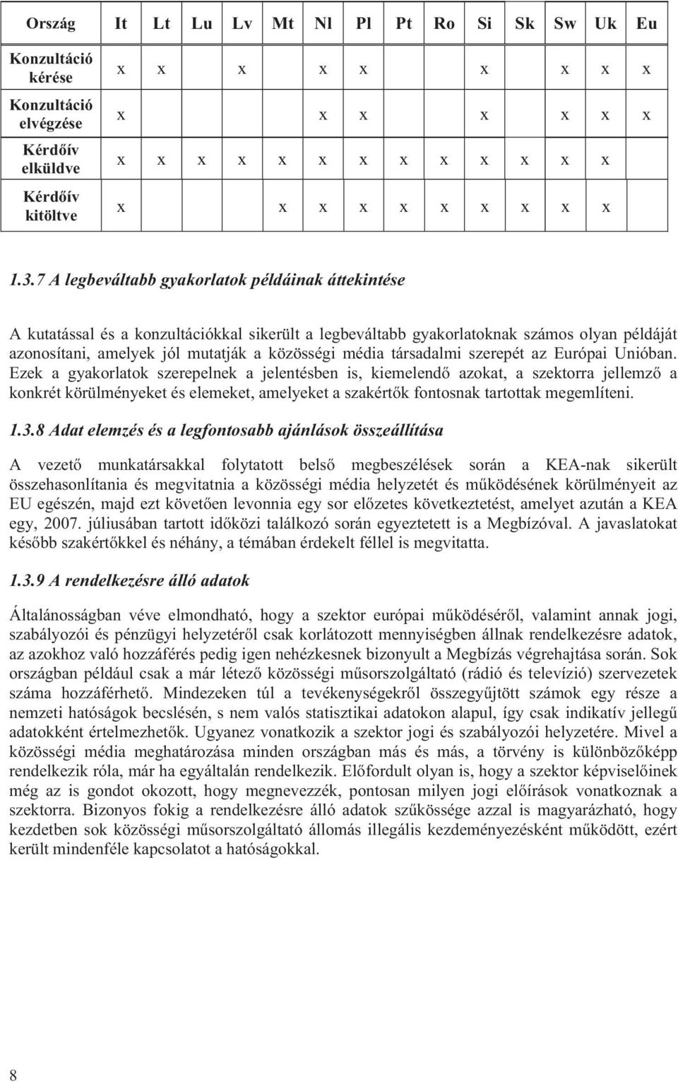 7 A legbeváltabb gyakorlatok példáinak áttekintése A kutatással és a konzultációkkal sikerült a legbeváltabb gyakorlatoknak számos olyan példáját azonosítani, amelyek jól mutatják a közösségi média