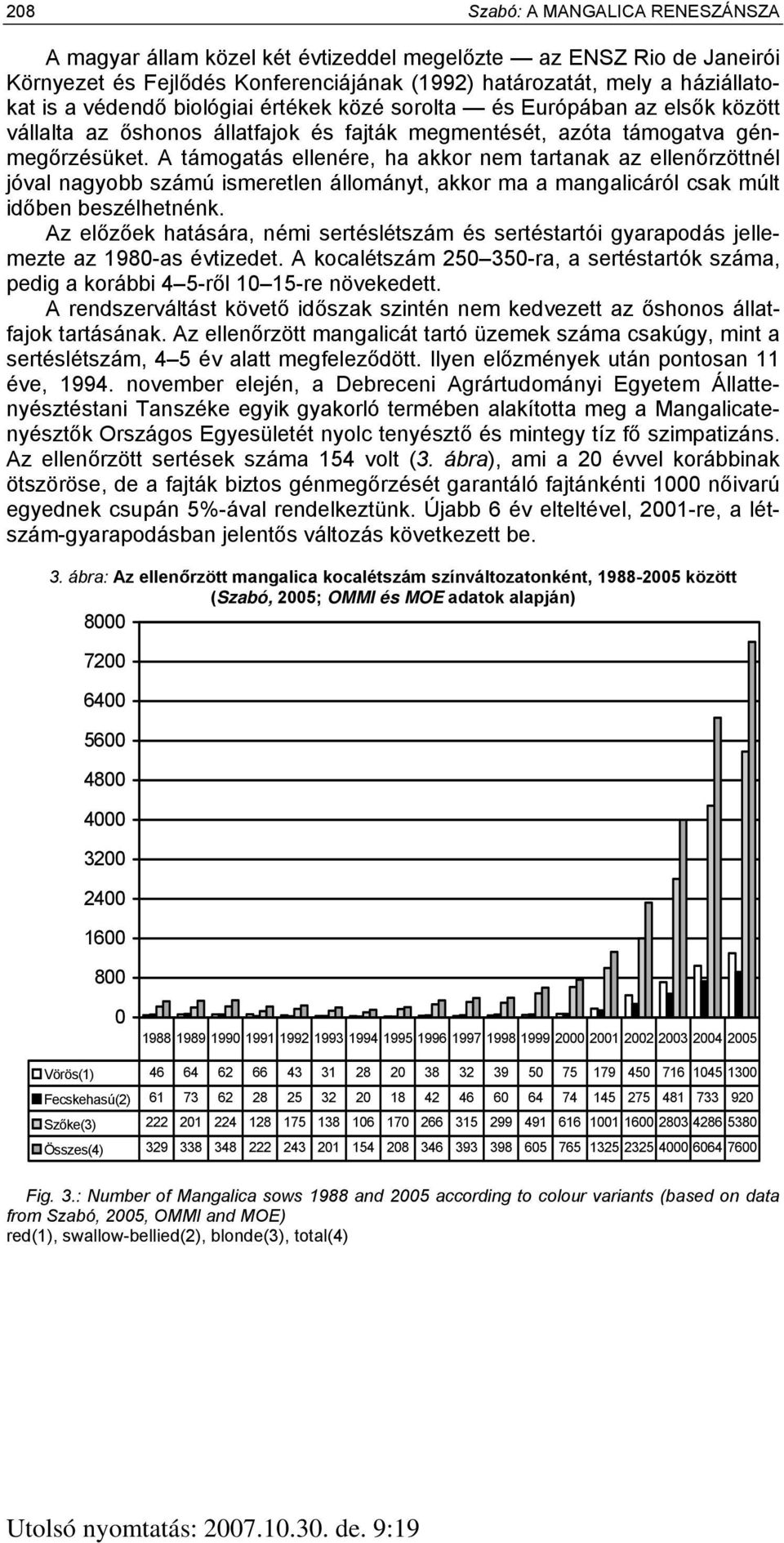 A támogatás ellenére, ha akkor nem tartanak az ellenőrzöttnél jóval nagyobb számú ismeretlen állományt, akkor ma a mangalicáról csak múlt időben beszélhetnénk.