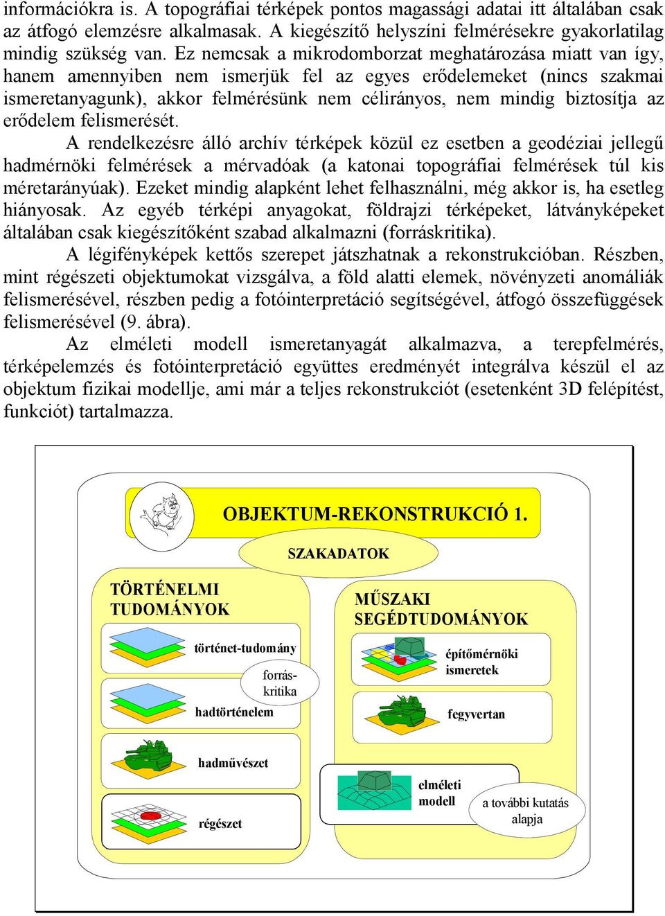 biztosítja az erődelem felismerését.