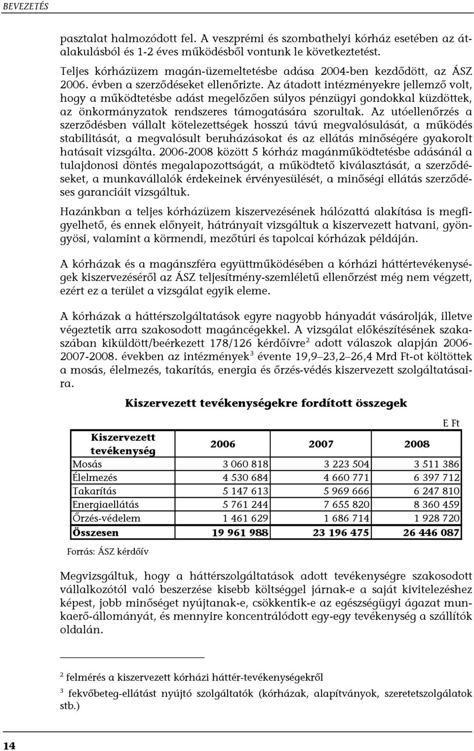 Az átadott intézményekre jellemző volt, hogy a működtetésbe adást megelőzően súlyos pénzügyi gondokkal küzdöttek, az önkormányzatok rendszeres támogatására szorultak.