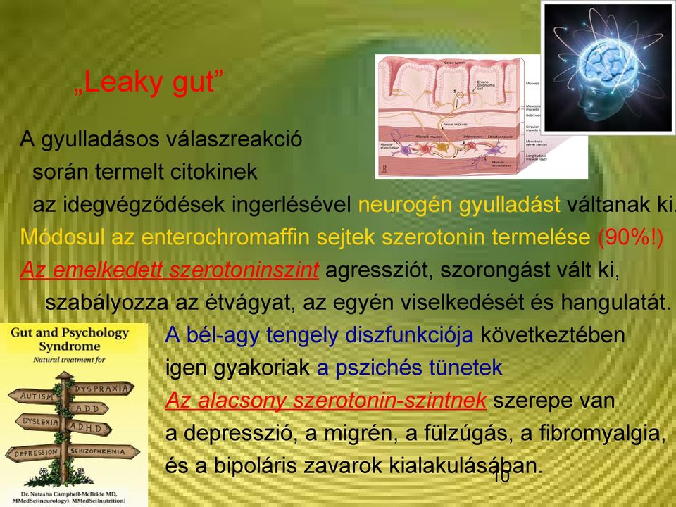 ) Az emelkedett szerotoninszint agressziót, szorongást vált ki, szabályozza az étvágyat, az egyén viselkedését és hangulatát.