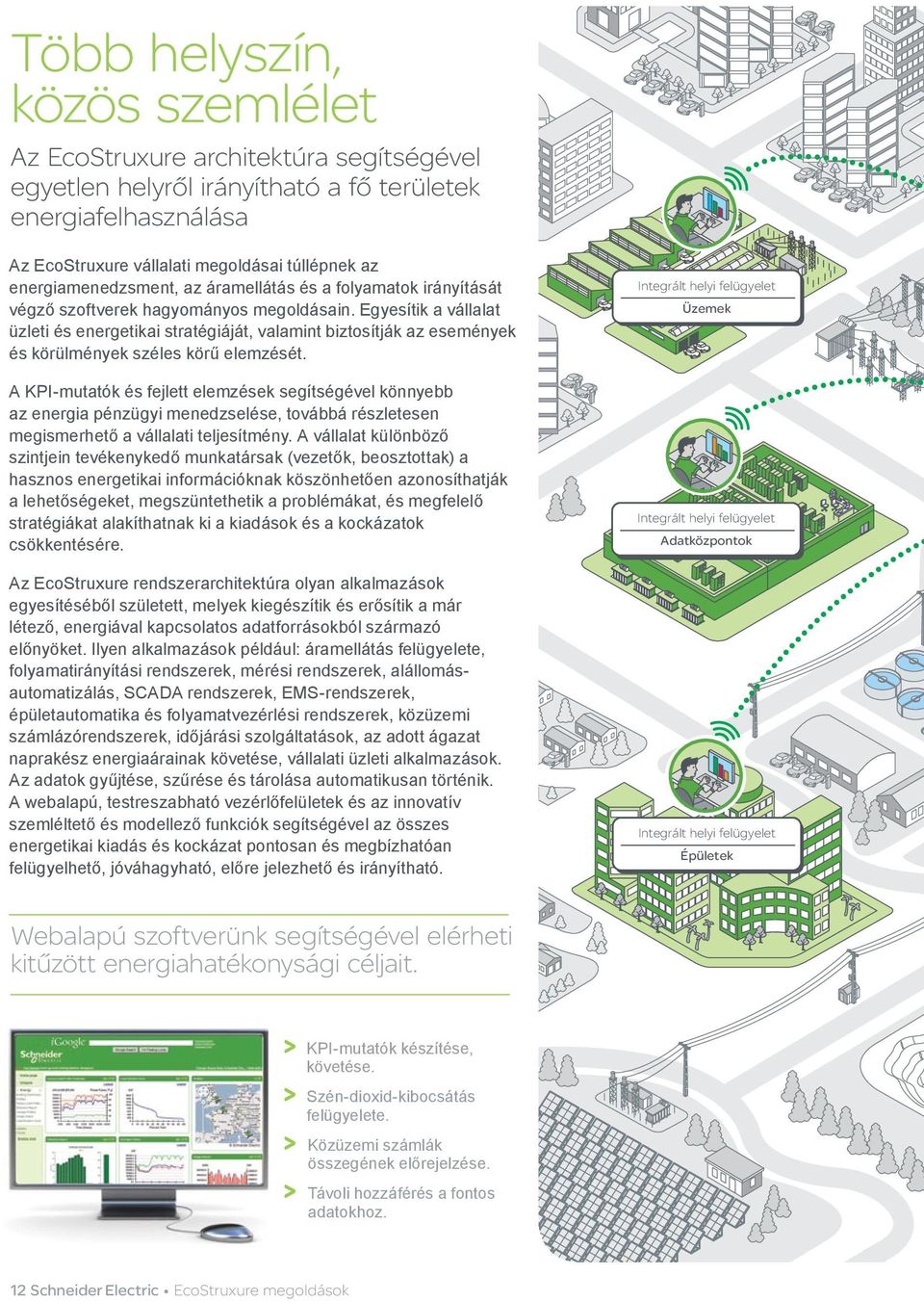 Egyesítik a vállalat üzleti és energetikai stratégiáját, valamint biztosítják az események és körülmények széles körű elemzését.