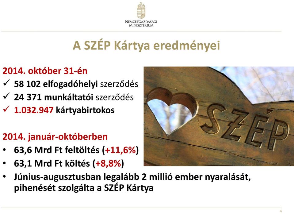 január-októberben 63,6 Mrd Ft feltöltés (+11,6%) 63,1 Mrd Ft költés (+8,8%)