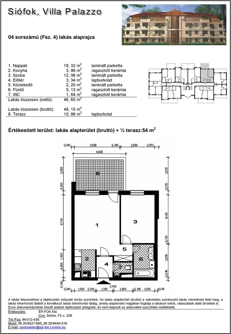 Fürdő 5, 13 m 2 ragasztott kerámia 7.