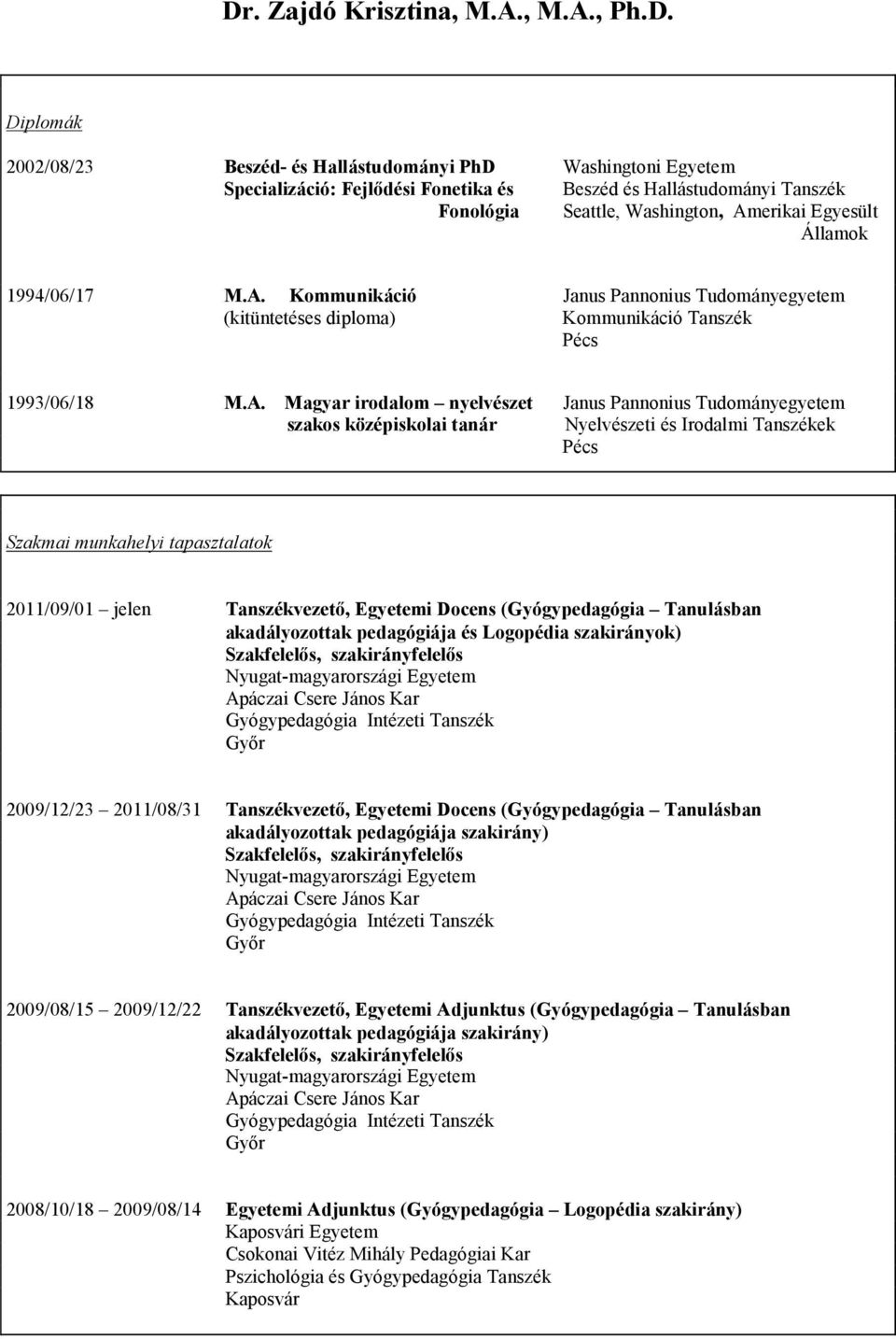 erikai Egyesült Államok 1994/06/17 M.A.