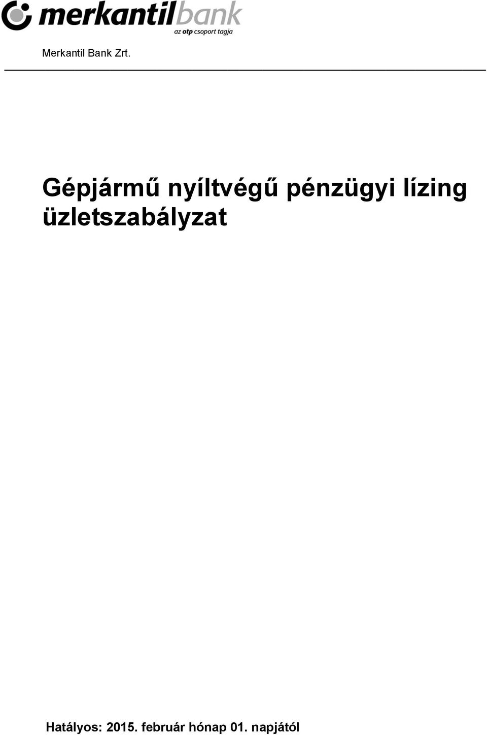 üzletszabályzat