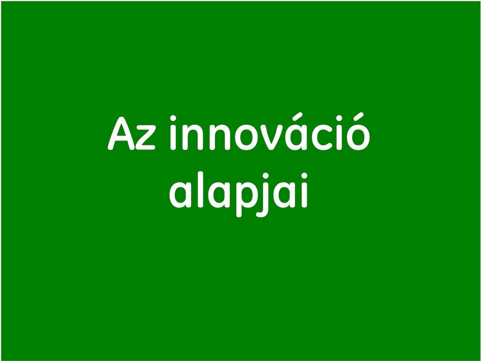 alapjai