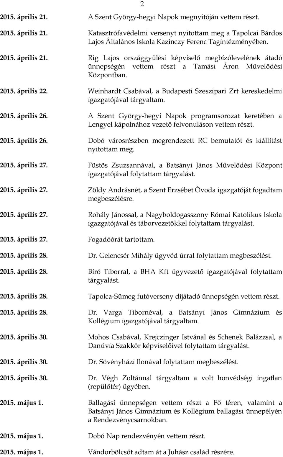 A Szent György-hegyi Napok programsorozat keretében a Lengyel kápolnához vezető felvonuláson 2015. április 26. Dobó városrészben megrendezett RC bemutatót és kiállítást nyitottam meg. 2015. április 27.