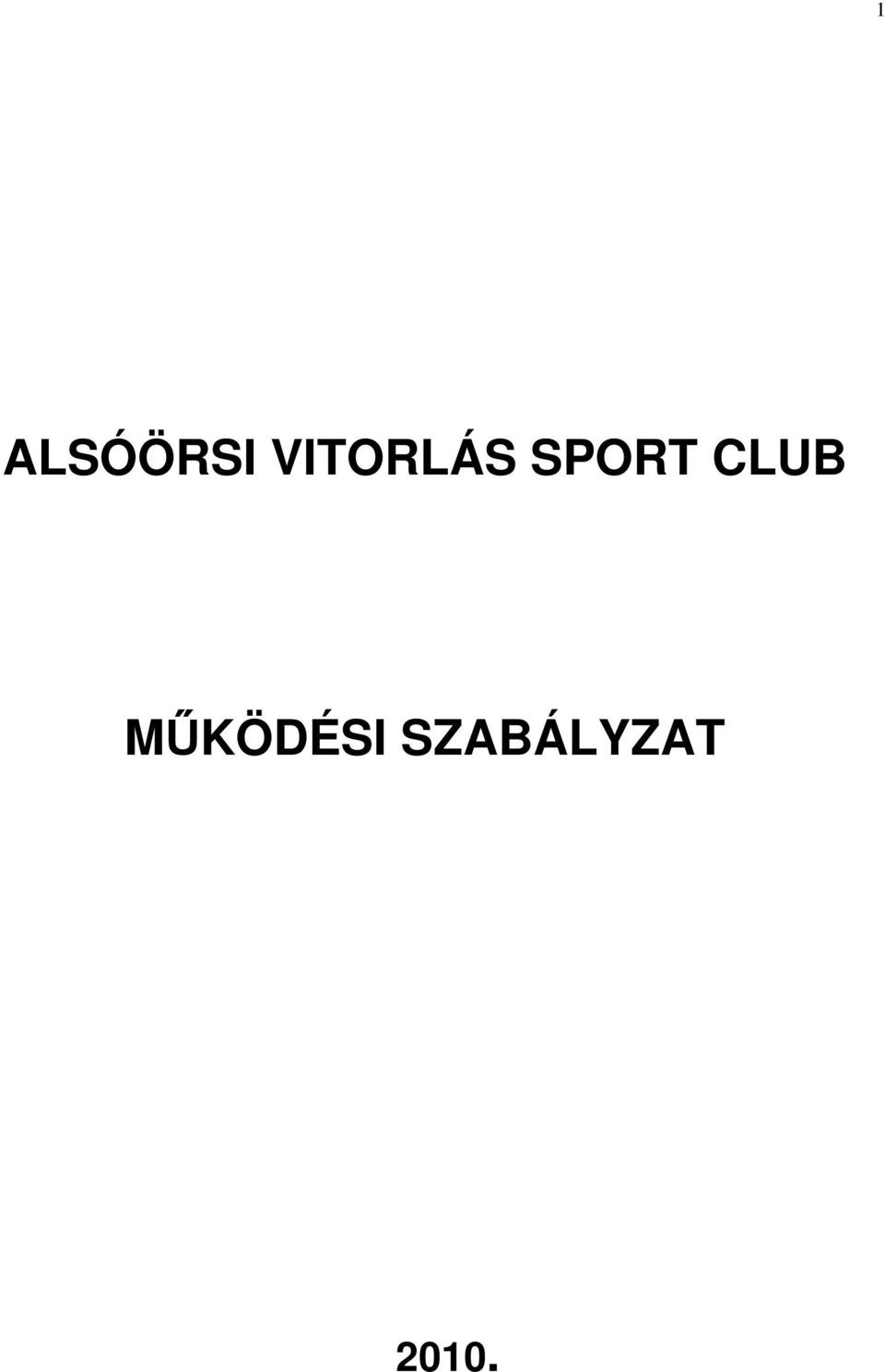 SPORT CLUB