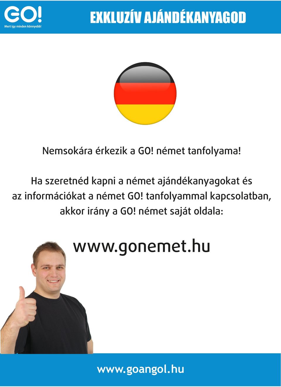 információkat a német GO!