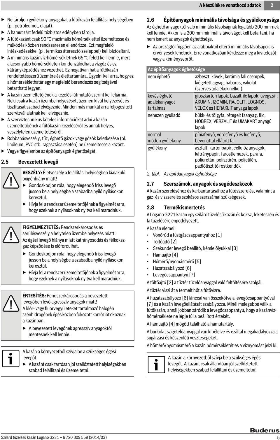 A minimális kazánvíz-hőmérsékletnek 65 C felett kell lennie, mert alacsonyabb hőmérsékleten kondenzálódhat a vízgőz és ez kátrányképződéshez vezethet.