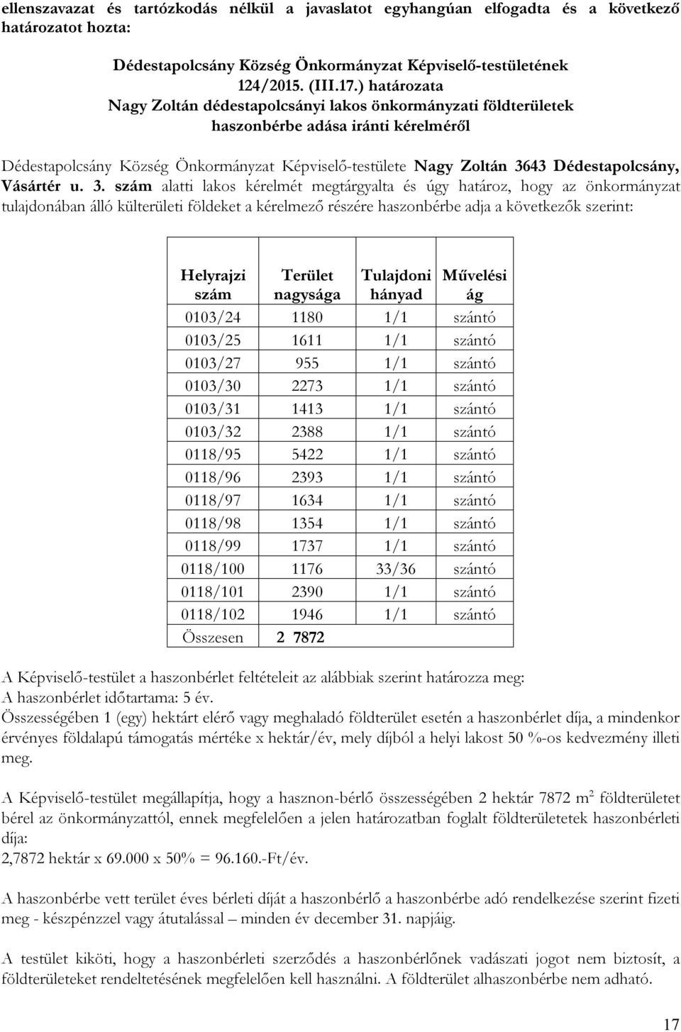 Dédestapolcsány, Vásártér u. 3.