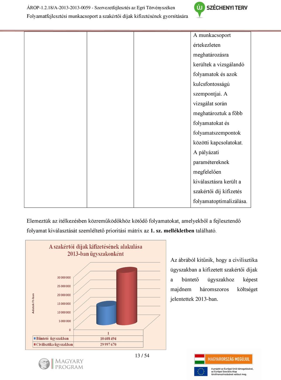 vizsgálandó folyamatok és azok kulcsfontosságú szempontjai. A vizsgálat során meghatároztuk a főbb folyamatokat és folyamatszempontok közötti kapcsolatokat.