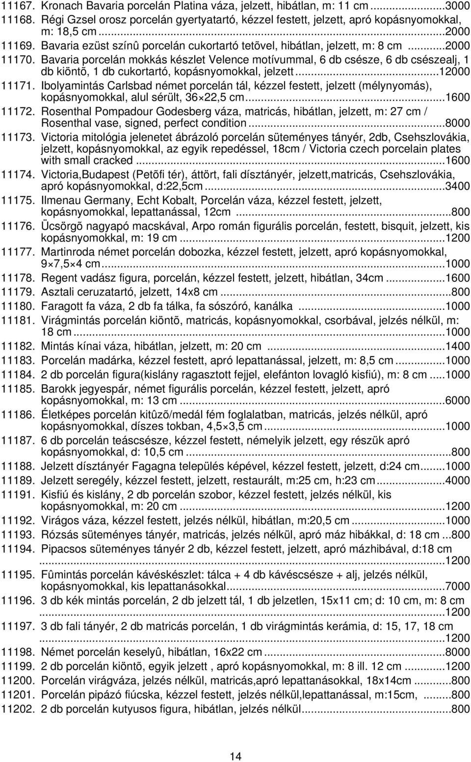 Bavaria porcelán mokkás készlet Velence motívummal, 6 db csésze, 6 db csészealj, 1 db kiöntõ, 1 db cukortartó, kopásnyomokkal, jelzett...12000 11171.